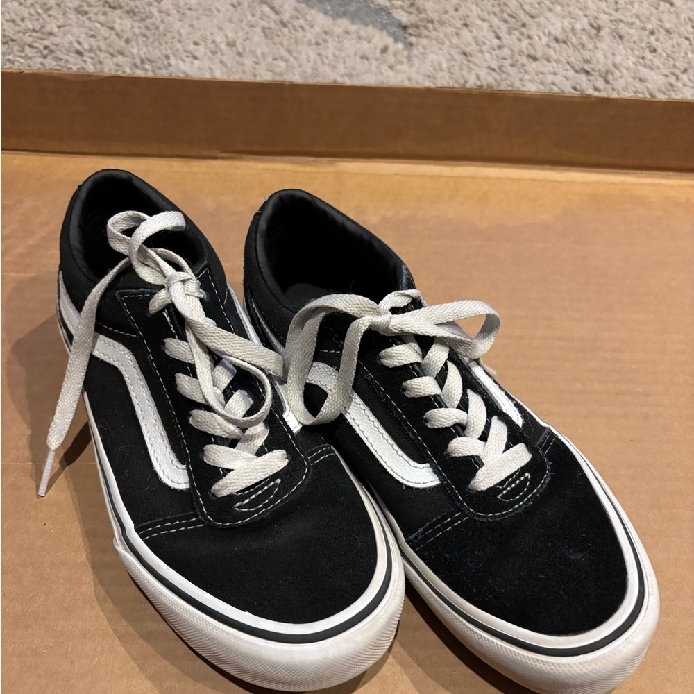 Vans Black and White Old Skool Sneakers